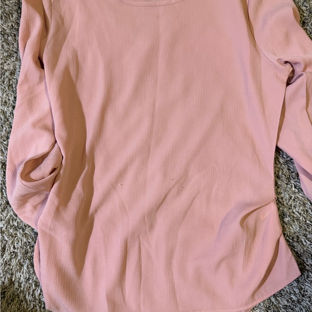 Women's Pink Long Sleeve Top